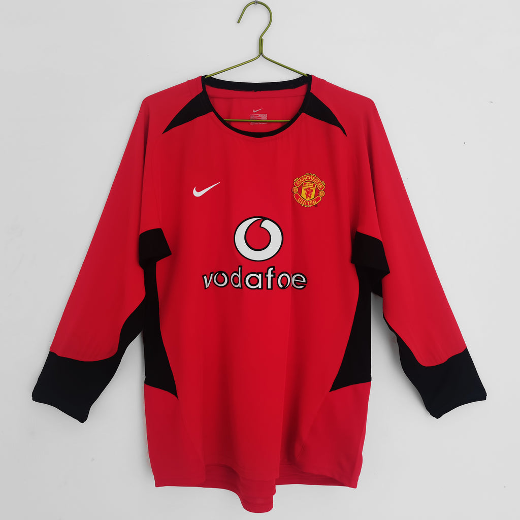 02/04 Manchester United Home Long Sleeve Jersey