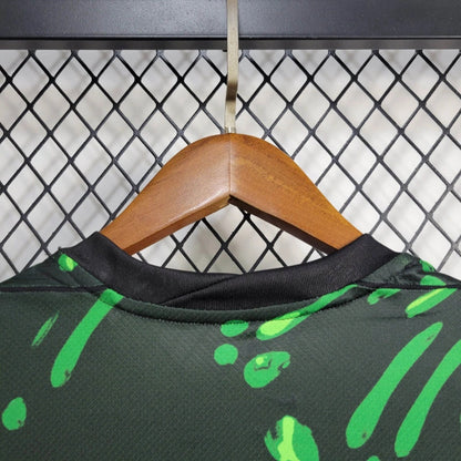 24-25 Nigeria Green Black Jersey