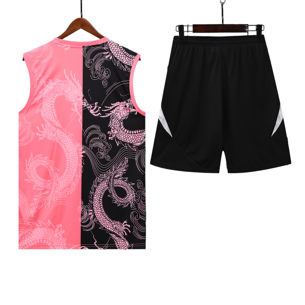 25/26 Real Madrid Black & Pink Vest Kit