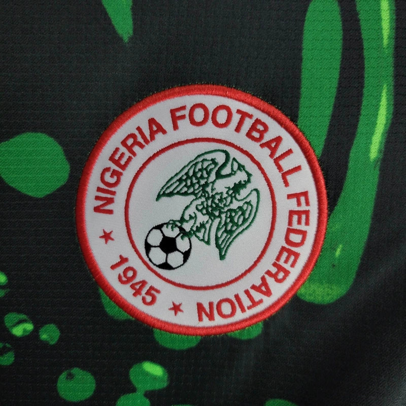 24-25 Nigeria Green Black Jersey