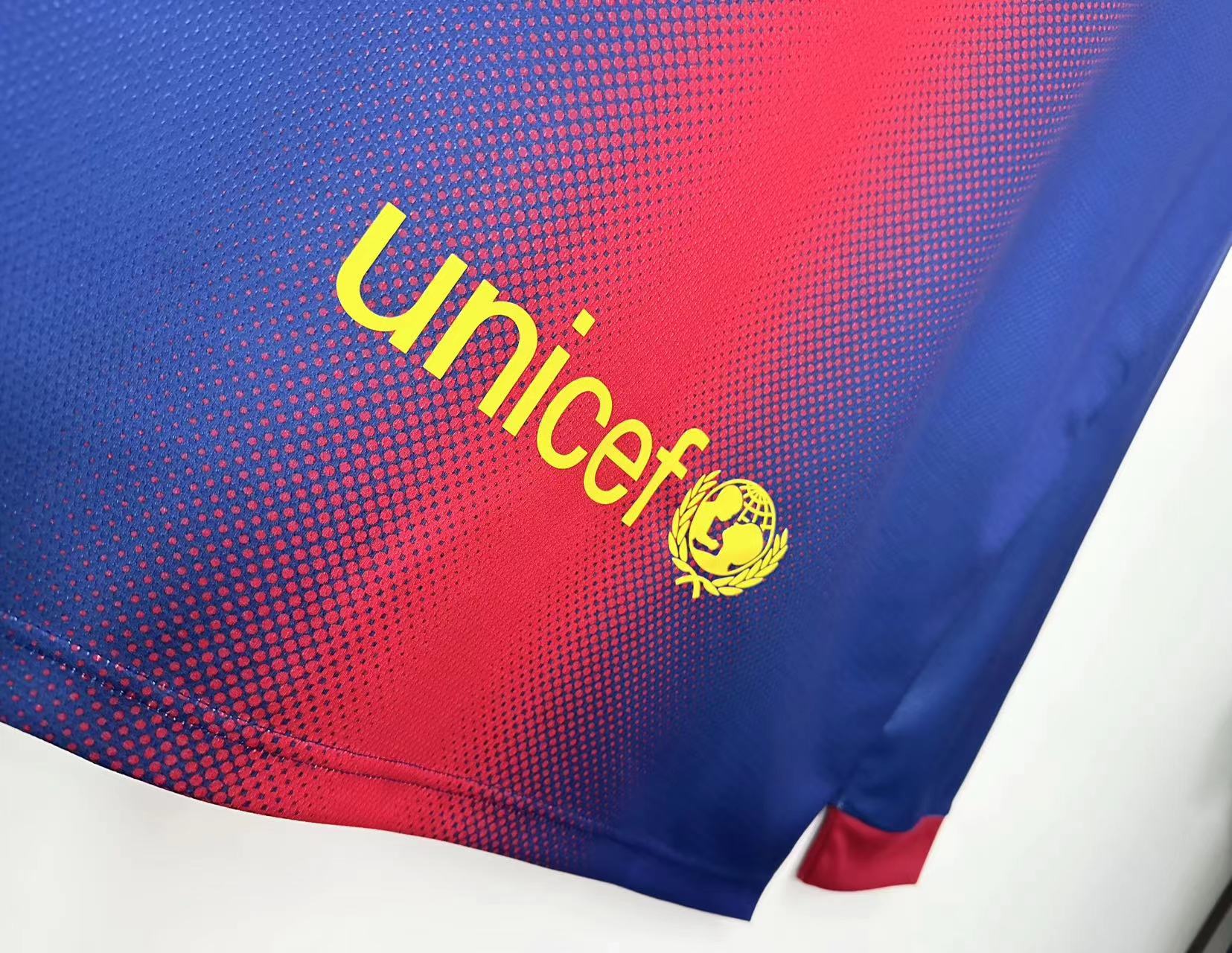 2012-13 Barcelona Home Long Sleeves Retro Jersey