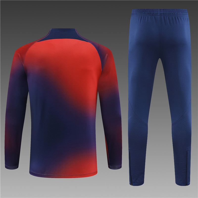 Paris Red And Blue Camouflage Tracksuit