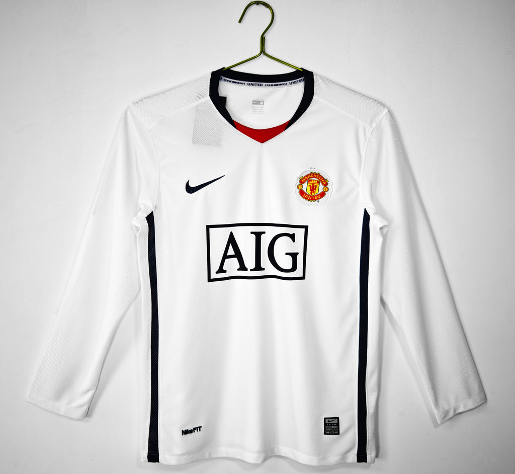 08/09 Manchester United Away Long sleeve Jersey