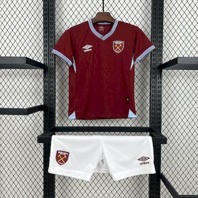 25/26 West Ham United Home Kids Kit