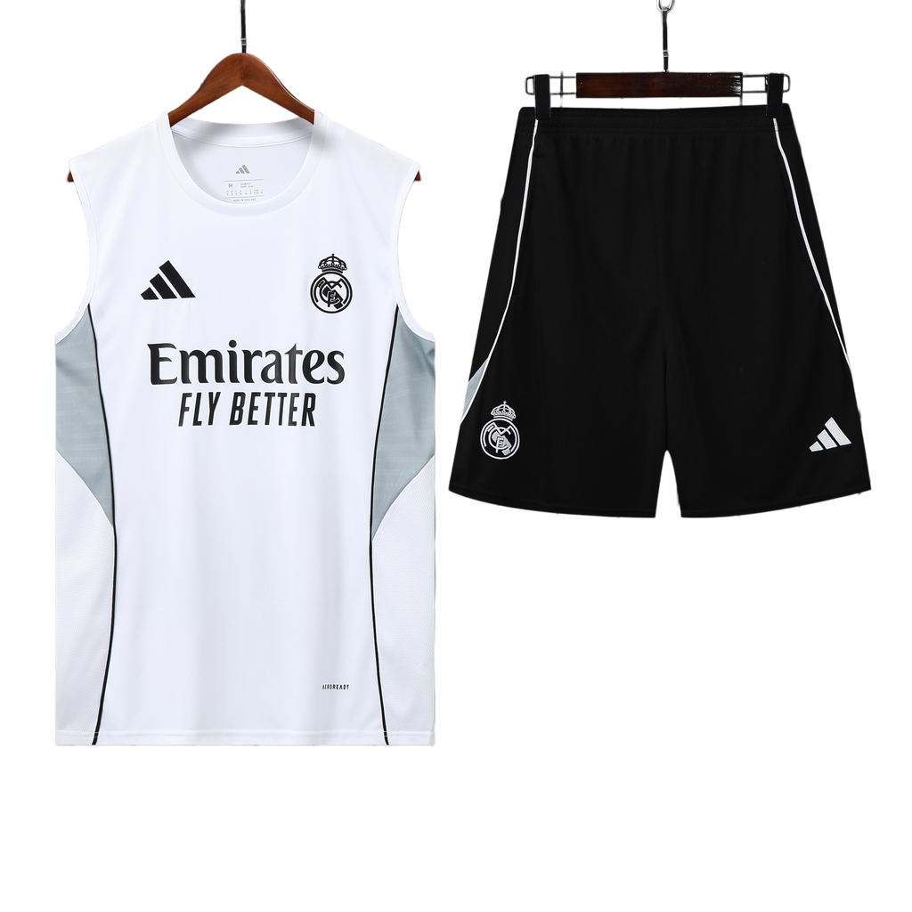 25/26 Real Madrid White Vest Kit