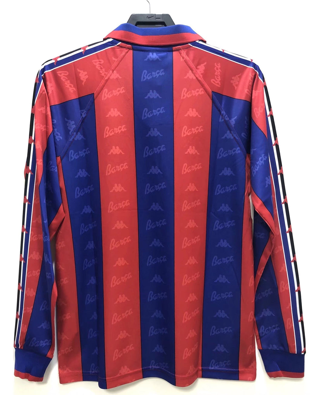96/97 Barcelona Home Long Sleeve Retro Jersey