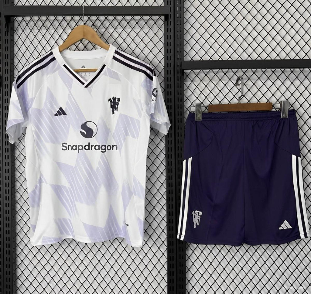 25/26 Kids Manchester United Away Kit