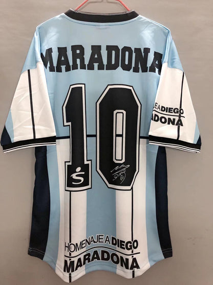 2001 Maradona Commemorative Edition Retro Jersey