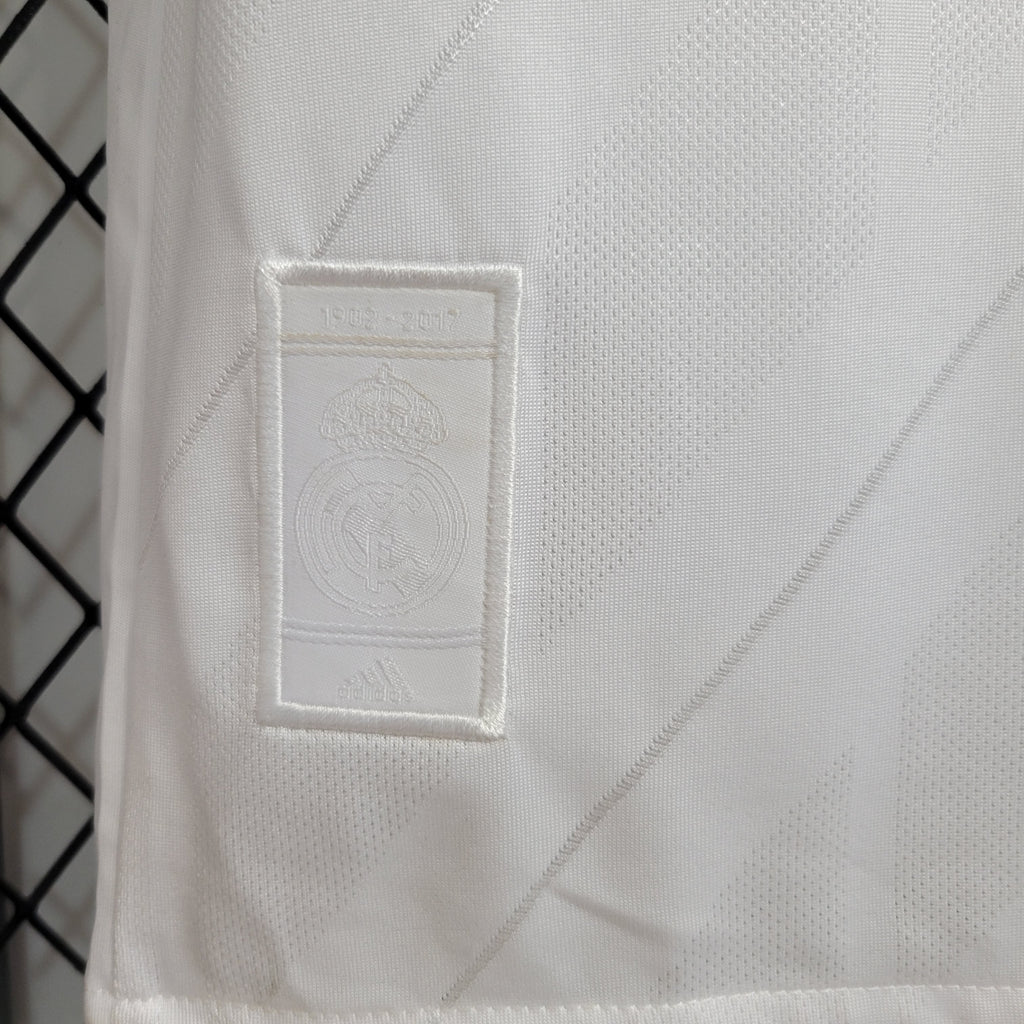2017/18 Real Madrid Home Retro Jersey With Patches