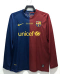08/09 Barcelona Home Long-Sleeve Retro Jersey