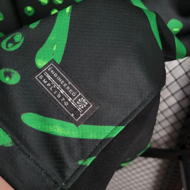 24-25 Nigeria Green Black Jersey