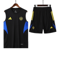 25/26 Manchester United Black Blue Vest Kit