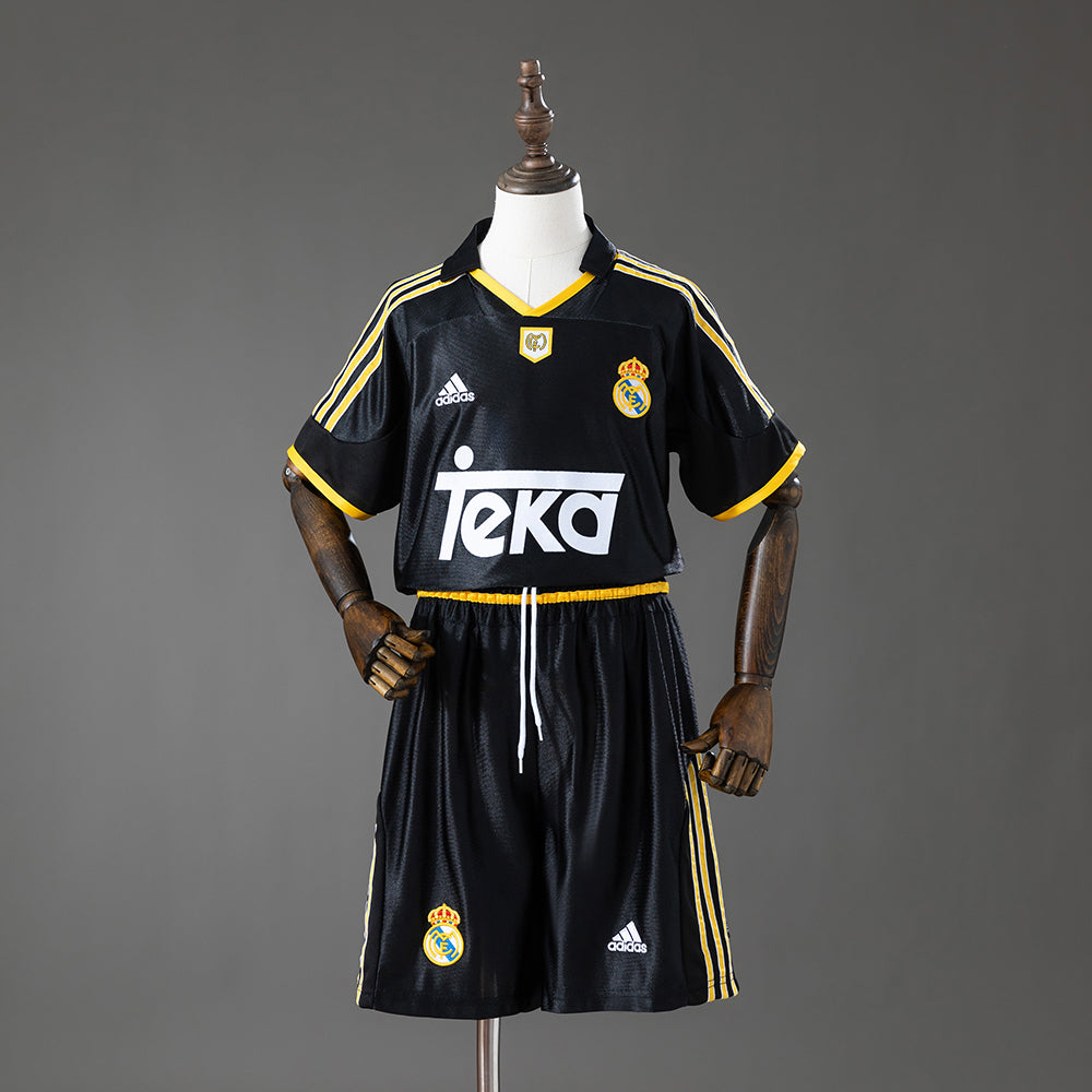 99/01 Real Madrid Away Retro Kids Kit