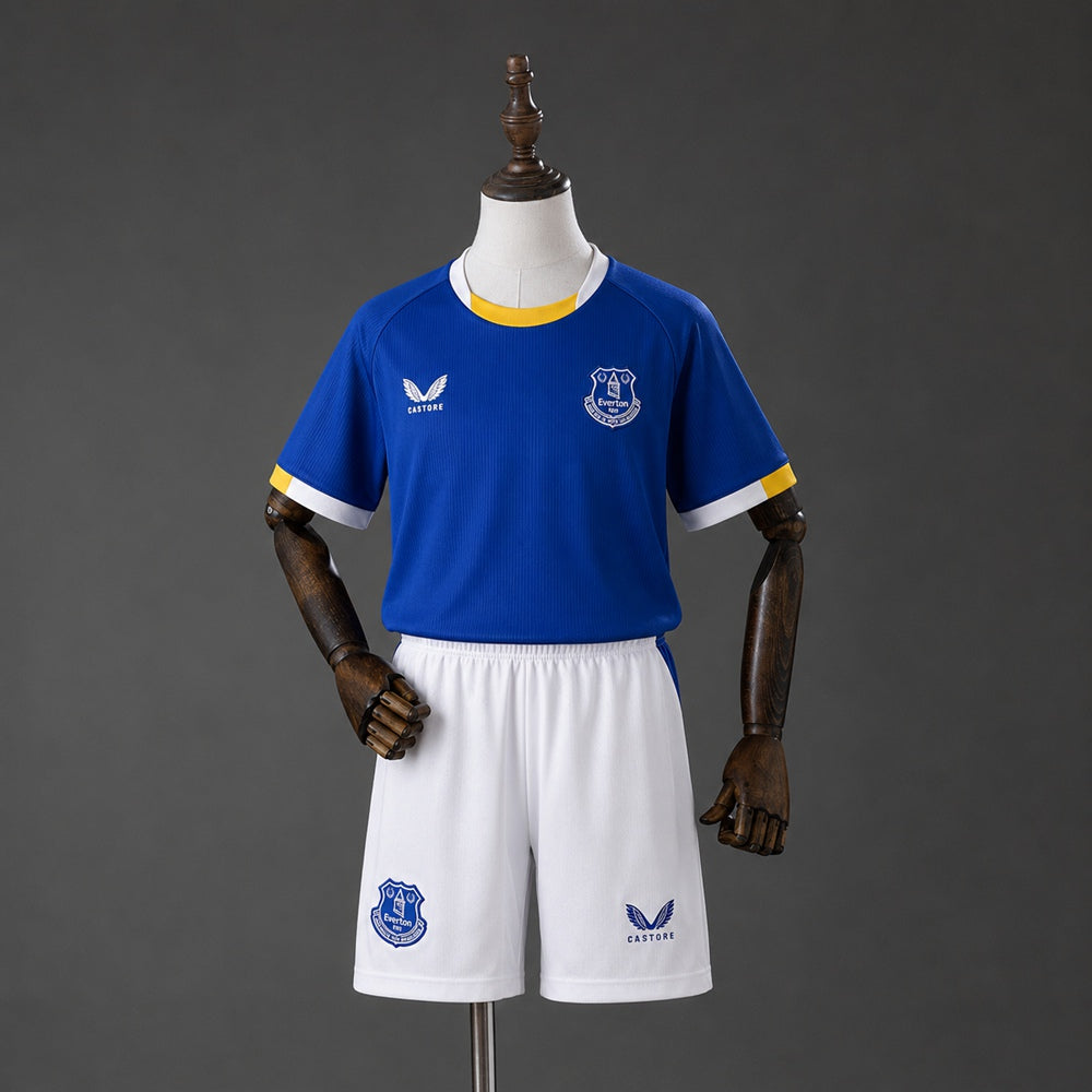 26/27 Everton Home Kids Kit