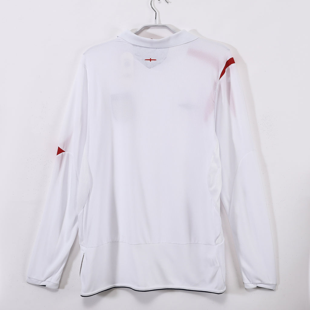 2006 England Home Long Sleeved Jersey