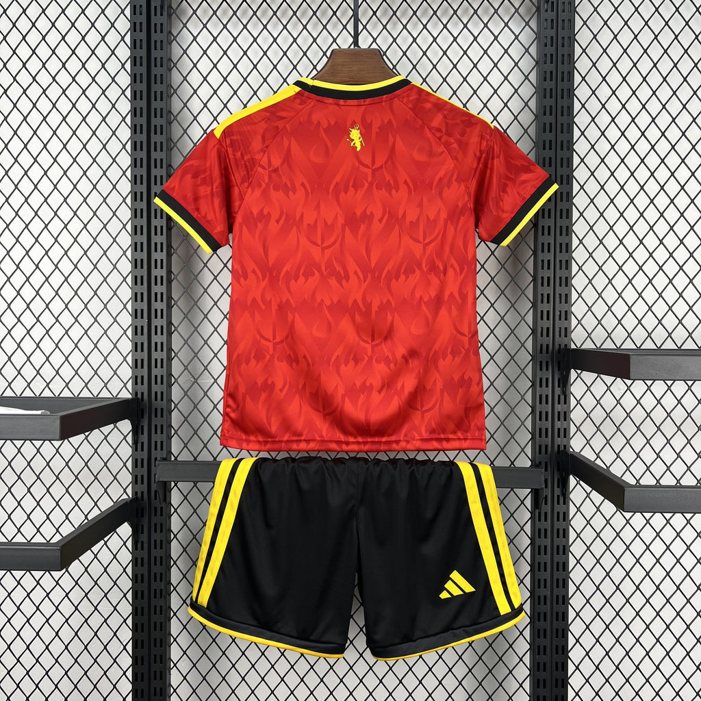 2026 World Cup Belgium Home Kids Kit