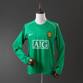 07/08 Manchester United Goalkeeper Green Long Sleeve Retro Jersey