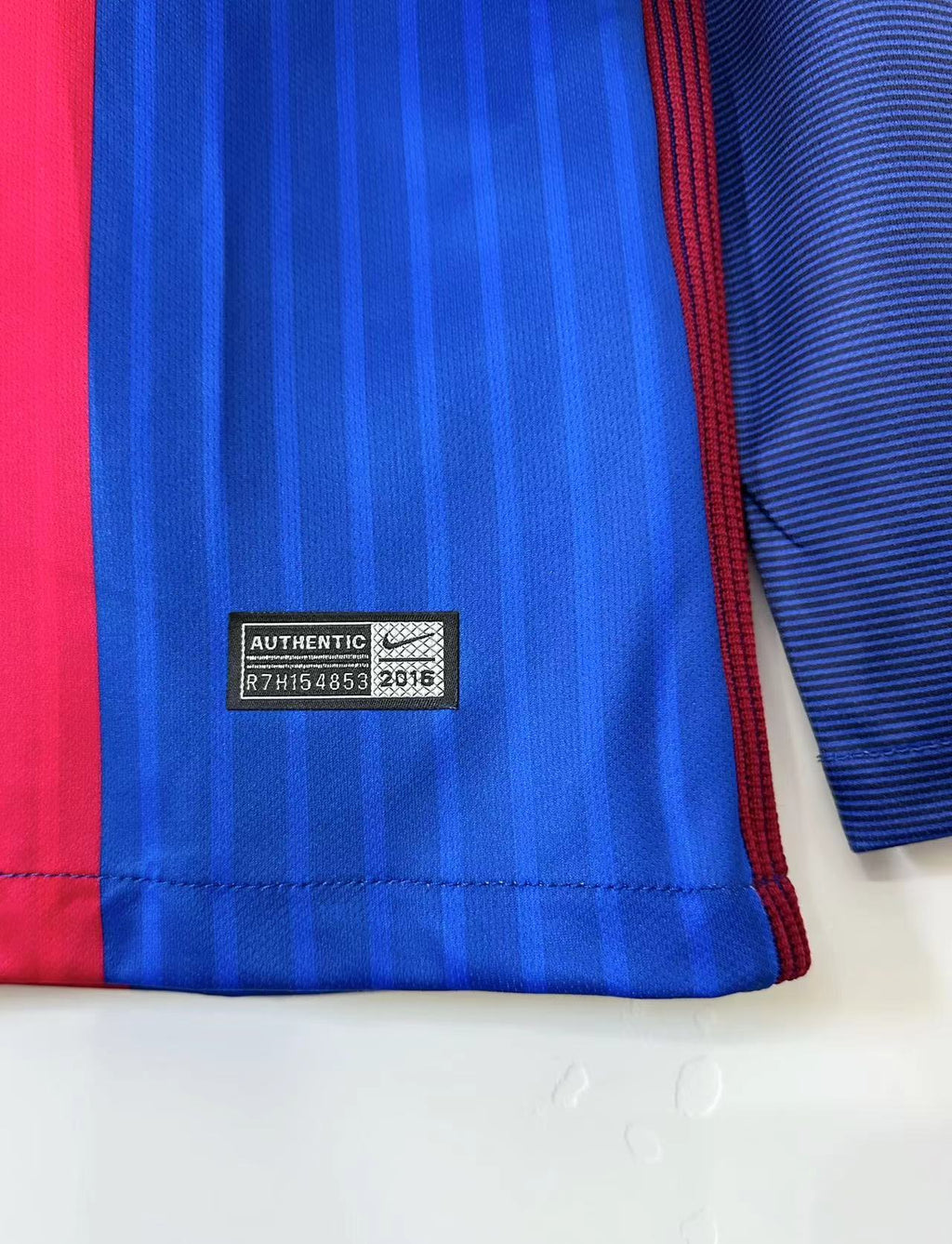 2016-17 Barcelona Home Long Sleeves Retro Jersey