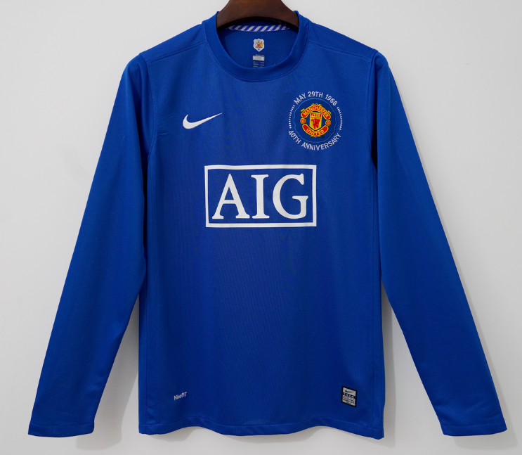 08/09 Manchester United Third Long Sleeve Jersey