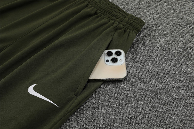Barcelona Army Green Tracksuit