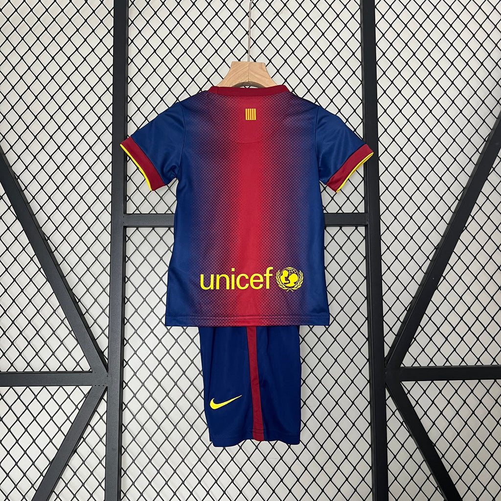 12/13 Barcelona Home Retro Kids Kit