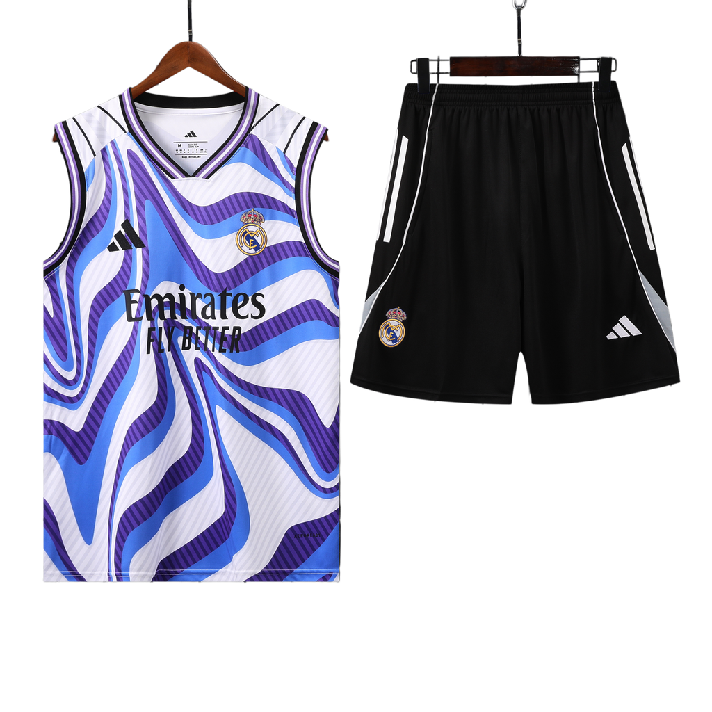 25/26 Real Madrid Mixed Color Vest Kit