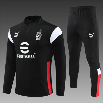 Ac Black Color Version Tracksuit