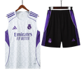 25/26 Real Madrid White Purple Vest Kit