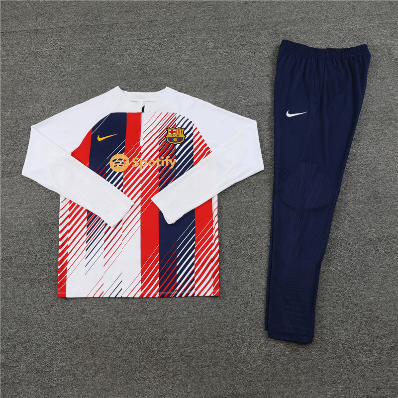 Barcelona White Camouflage Style Tracksuit