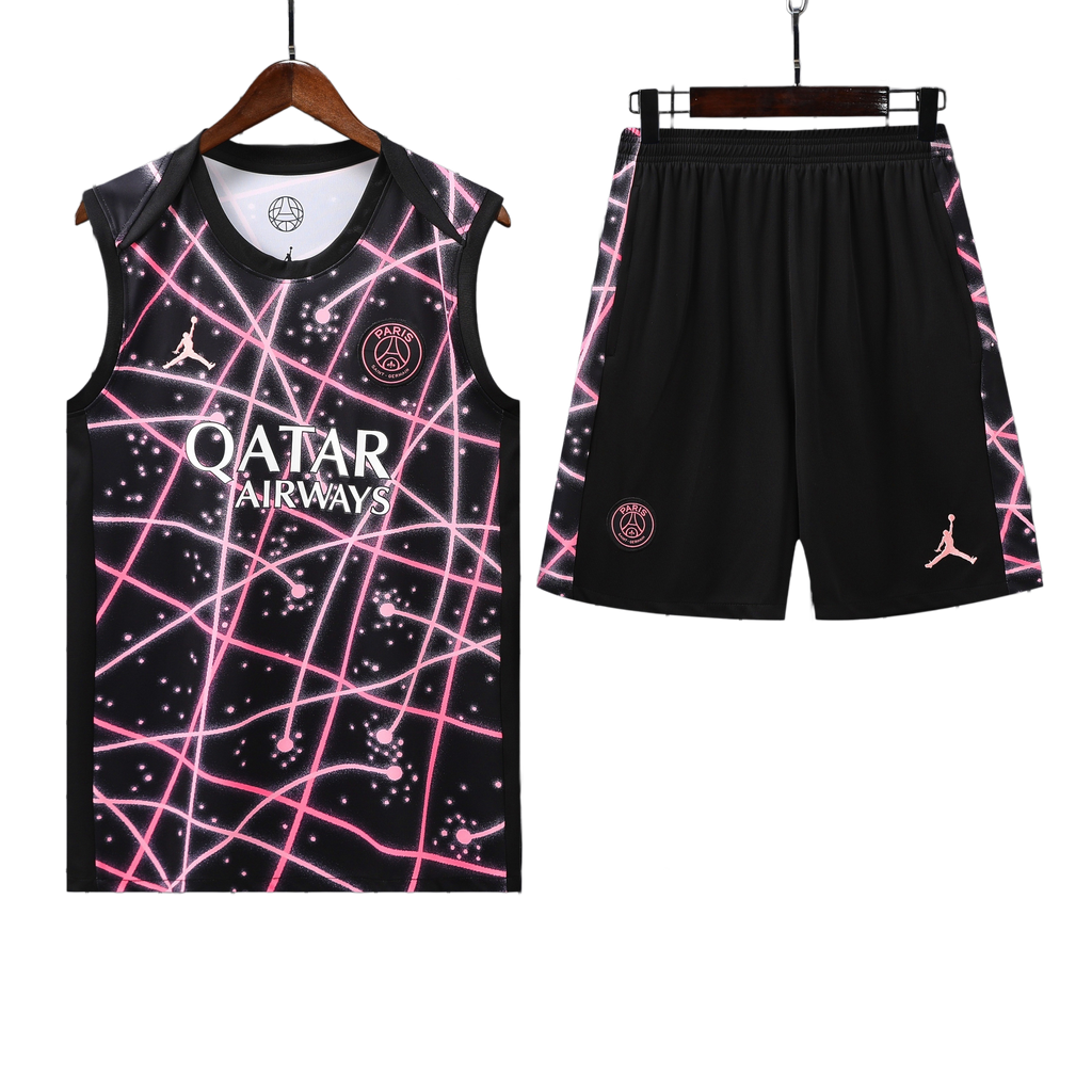 25/26 PSG Black Vest Kit