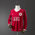 06/07 Manchester United Home Long Sleeve Retro Jersey