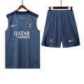 25/26 PSG Gray Blue Vest Kit