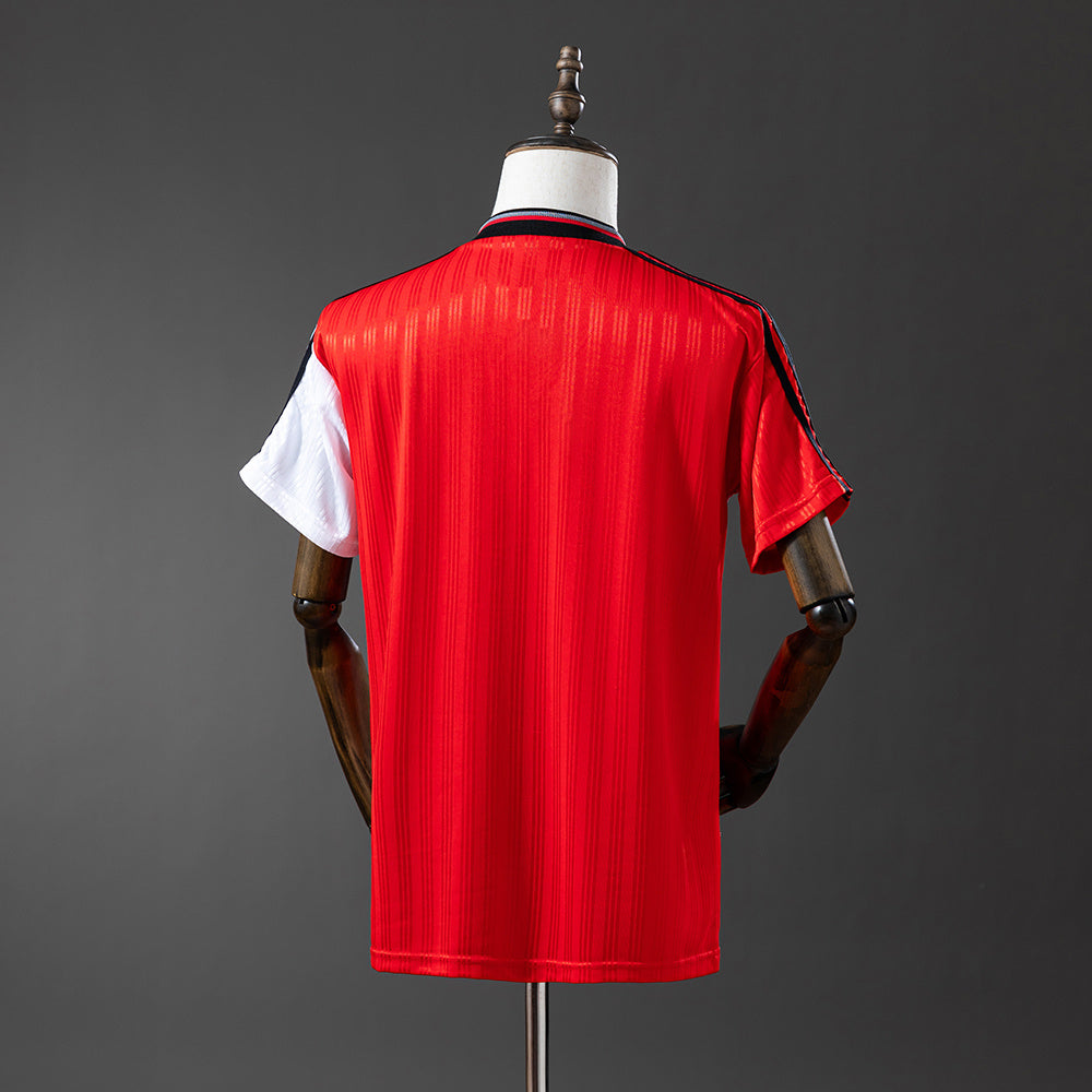 95/96 Rangers Red and White Retro Jersey