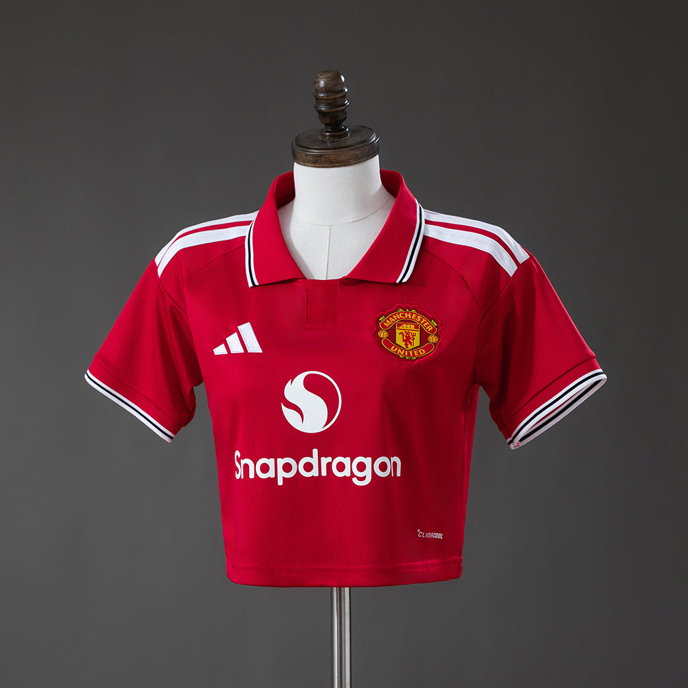 26/27 Manchester United Home Women's Crop Jersey