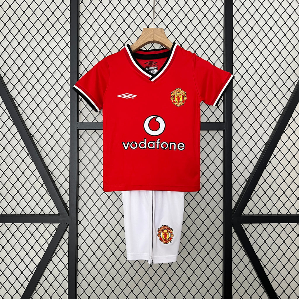 00/01 Manchester United Home Retro Kids Kit