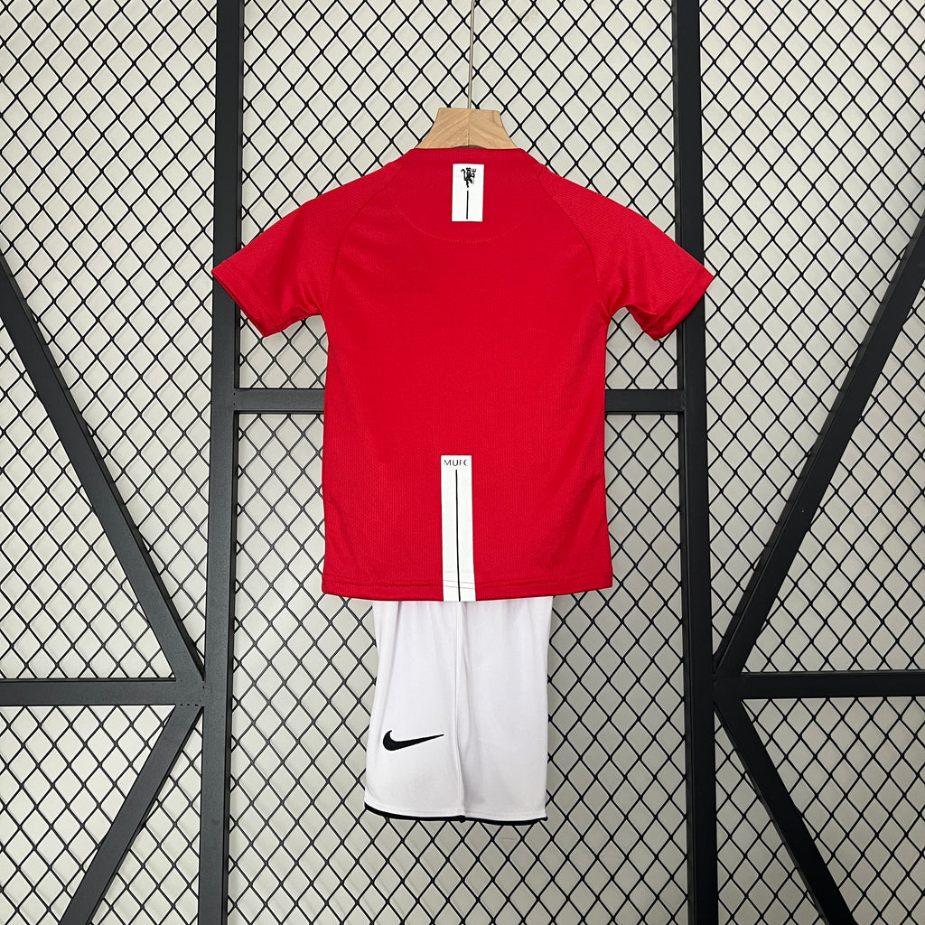 07/08 Manchester United UEFA Champions League Home Retro Kids Kit