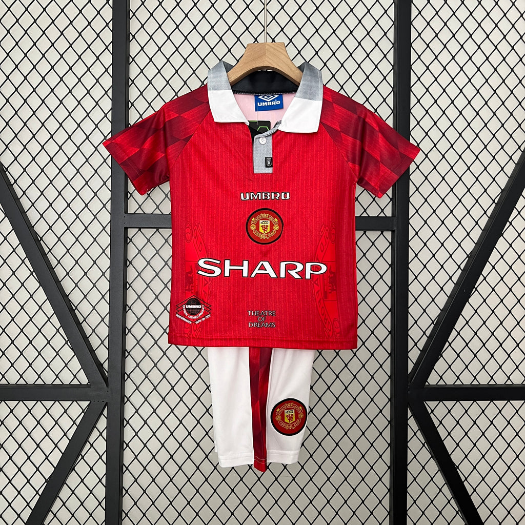 96/97 Manchester United Home Retro Kids Kit