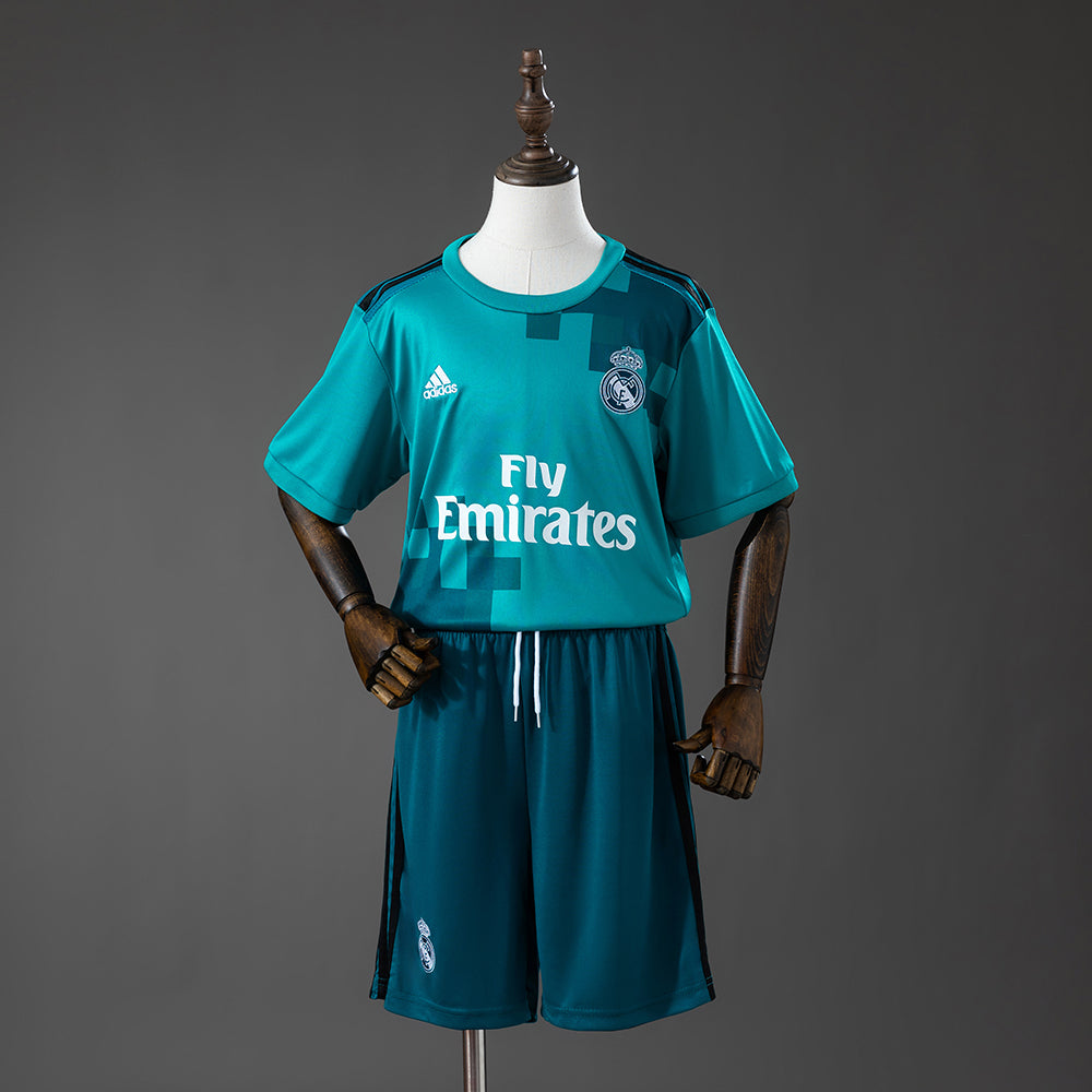 17/18 Real Madrid Third Retro Kids Kit