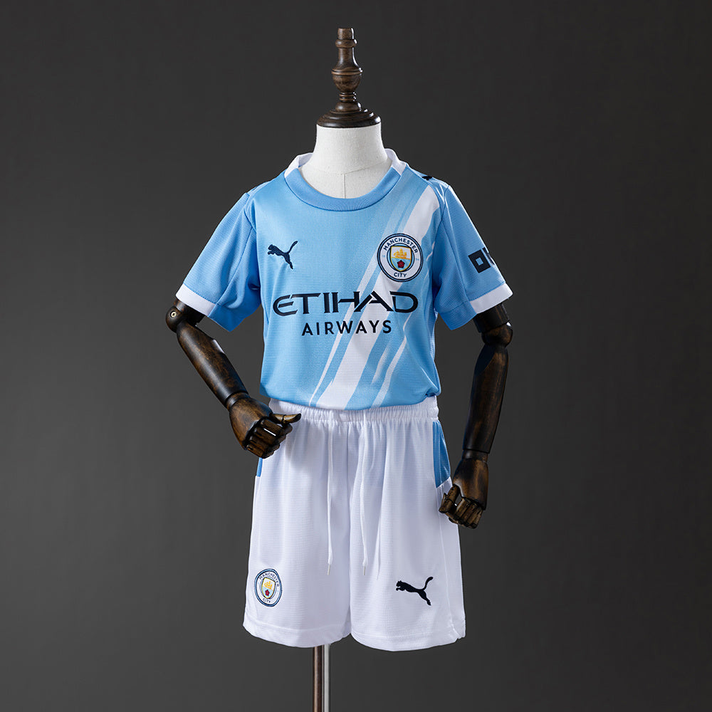25/26 Manchester City Home Kids Kit