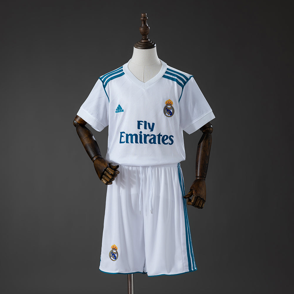 17/18 Real Madrid Home Retro Kids Kit