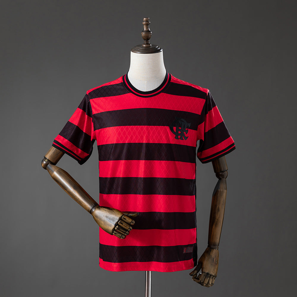 26/27 Flamengo Special Edition Jersey -Striped Black and Red