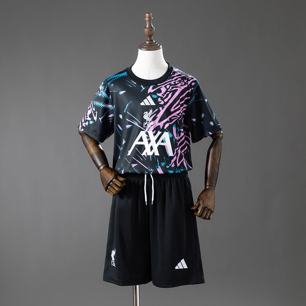 25/26 Liverpool Pre-Match Kids Kit