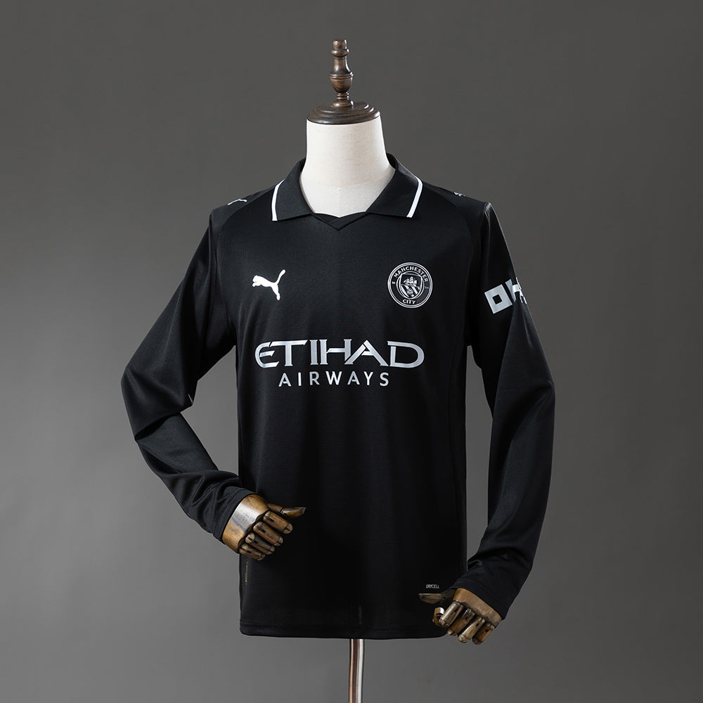 25/26 Manchester City Away Long Sleeve Jersey