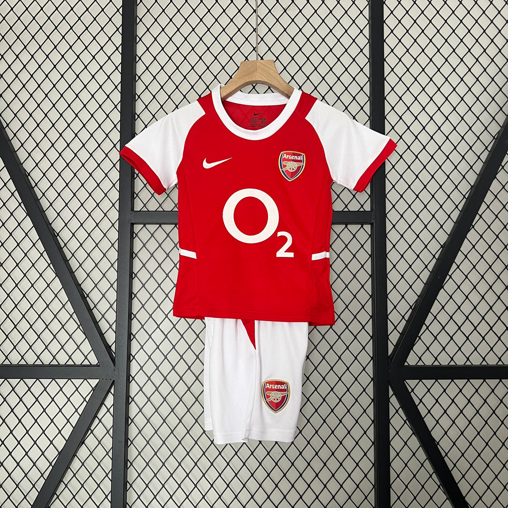 02/04 Arsenal Home Retro Kids Kit
