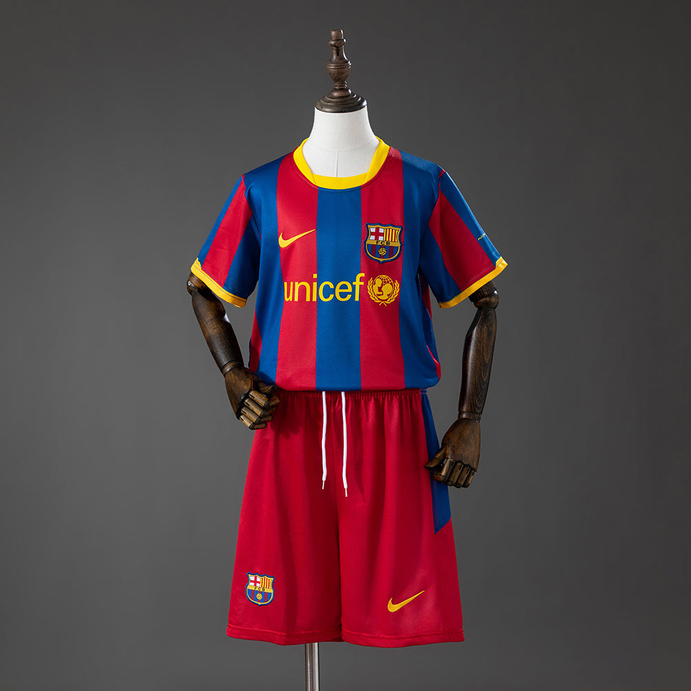 10/11 Barcelona Home Retro Kids Kit
