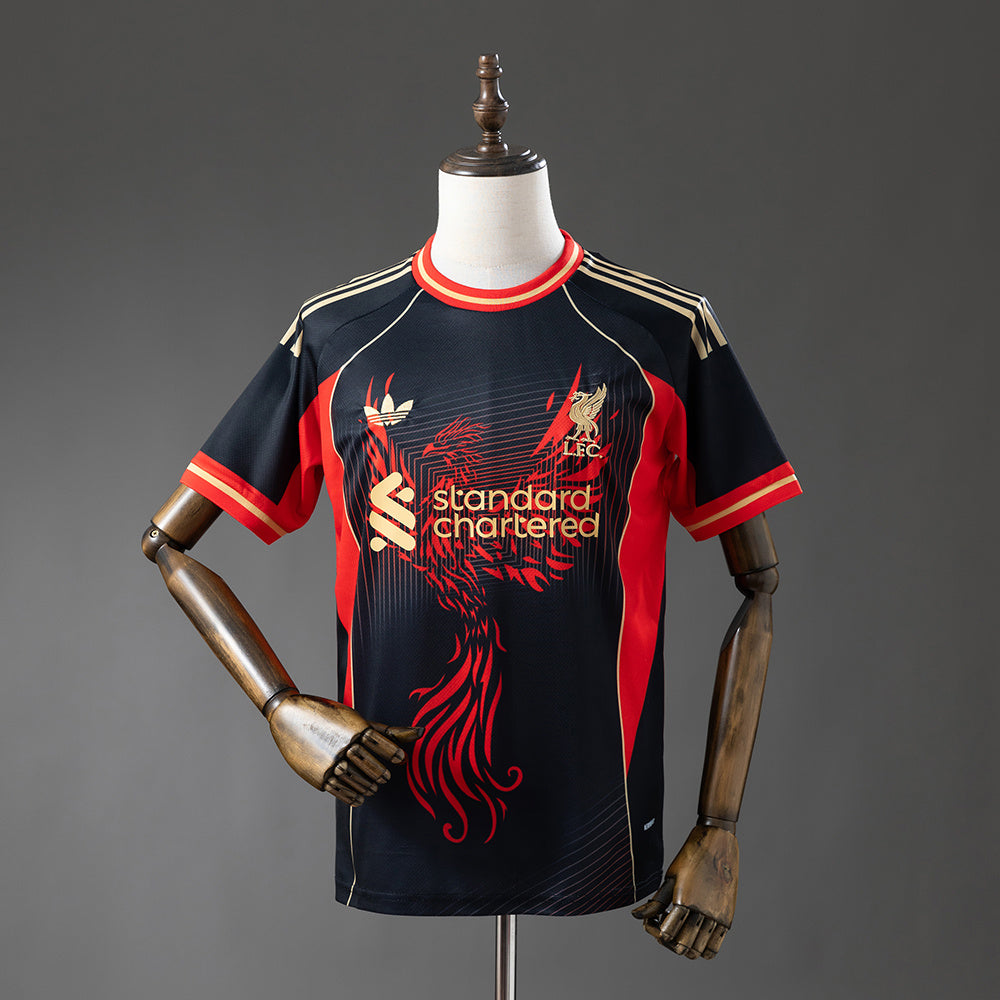 25/26 Liverpool Special Edition Black & Red Jersey