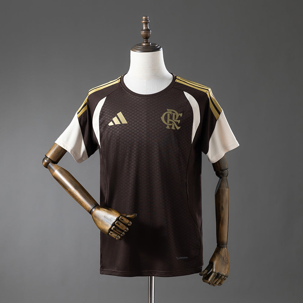 26/27 Flamengo Training Apricot Jersey - Brown