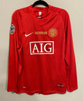 2008 Manchester United Home UCL Final Long sleeve Jersey