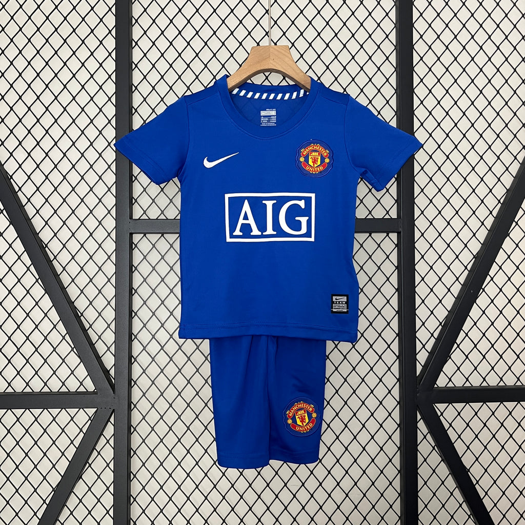 08/09 Manchester United Away Retro Kids Kit