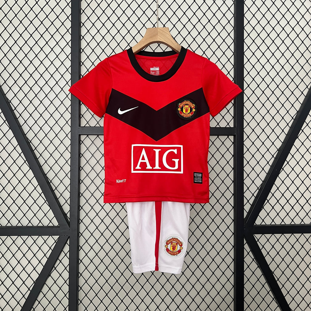 09/10 Manchester United Home Retro Kids Kit